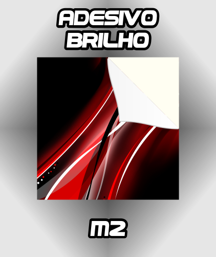 Adesivo Brilho Impresso - Premium